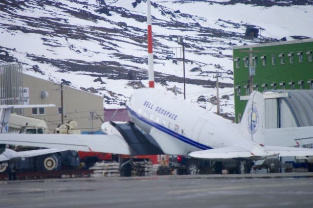 Douglas DC-3 (turbine) (C-FTGI) - I hope to get a better photo tomorrow. Plane parked in a hard place to get a photo even with a 500mm