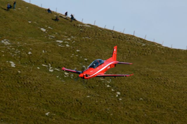 Pilatus PC-21 (A108) - Power Demo on the Axalp (-Ebenfluh) Shooting Range