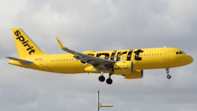 Airbus A320neo (N904NK) - Arriving from Bogota,Colombia(BOG/SKBO)