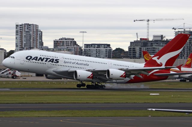 Airbus A380-800 (VH-OQK) - on 5 December 2017