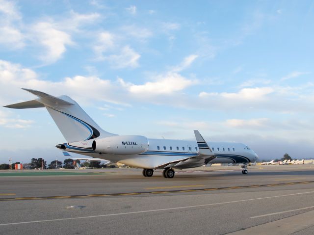 Bombardier Global Express (N421AL) - First class of business aviation. No location as per request of the aircraft owner.