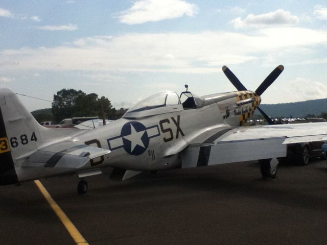 North American P-51 Mustang (46-3684) - Front Royal Air Show - 2012