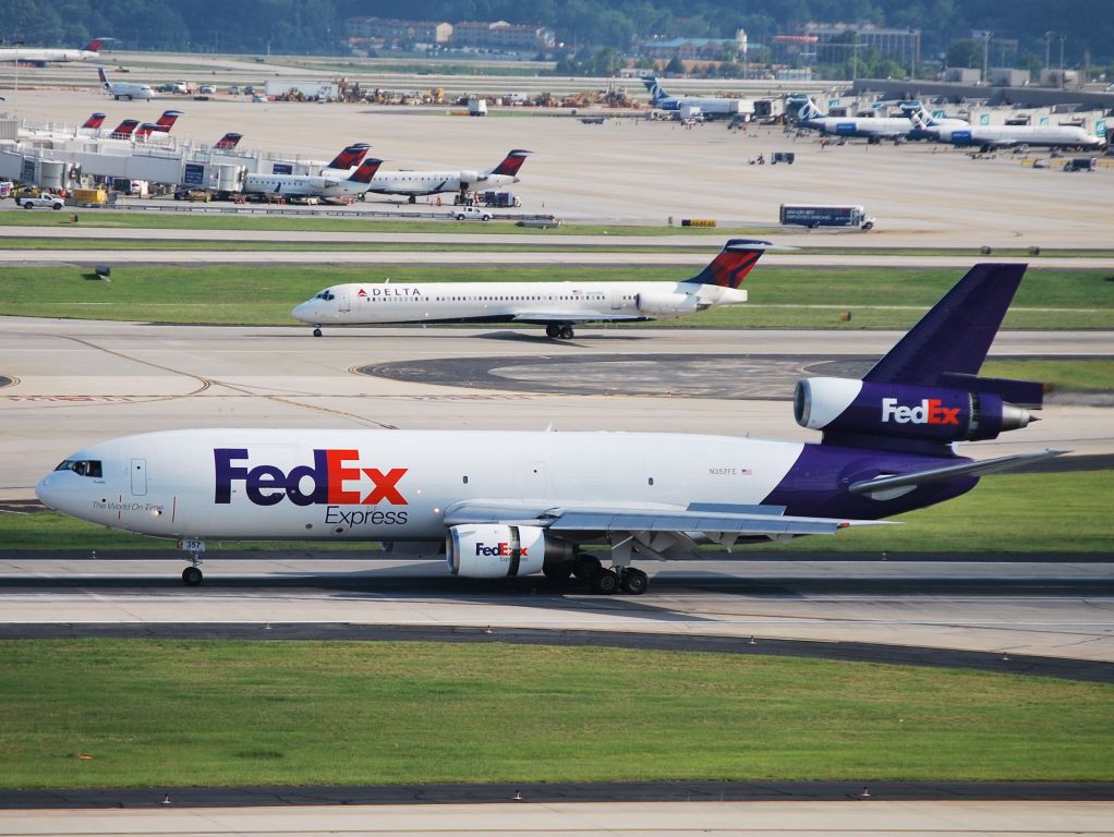 McDonnell Douglas DC-10 (N357FE) - Arriving 6/16/12