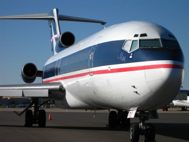 Boeing 727-100 (N17773) - Mimi, the Colorado Rockies 727, parked at DIA/Signature.