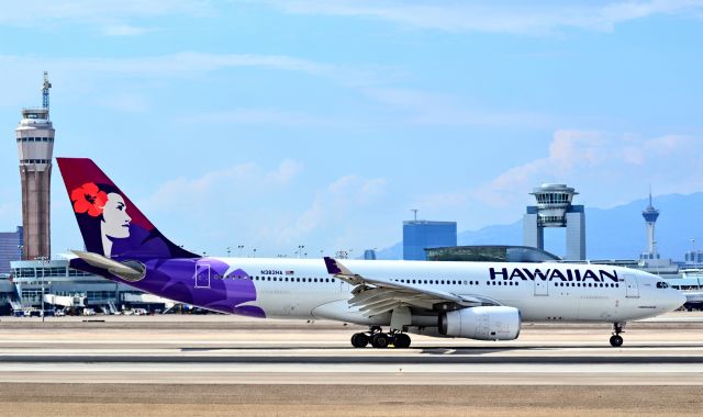 Airbus A330-200 (N382HA) - N382HA  Hawaiian Air Airbus A330-243  (cn 1171) Iwakelii - McCarran International Airport (KLAS)br /Las Vegas, Nevadabr /TDelCorobr /July 12, 2013
