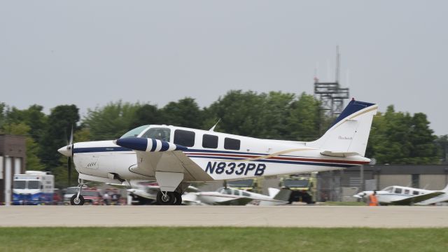 Beechcraft Bonanza (36) (N833PB) - Airventure 2019