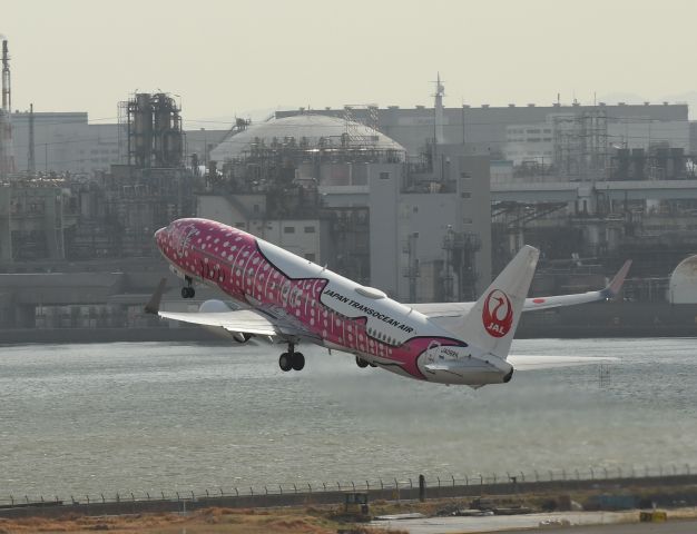 Boeing 737-700 (JA06RK) - 22.Feb.2020br /RWY22 at Terminal-1