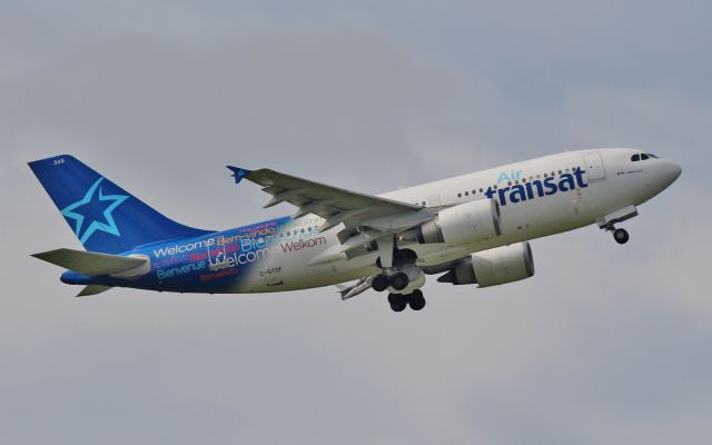 Airbus A310 (C-GTSF) - air transat a-310 c-gtsf dep shannon 8/9/14.