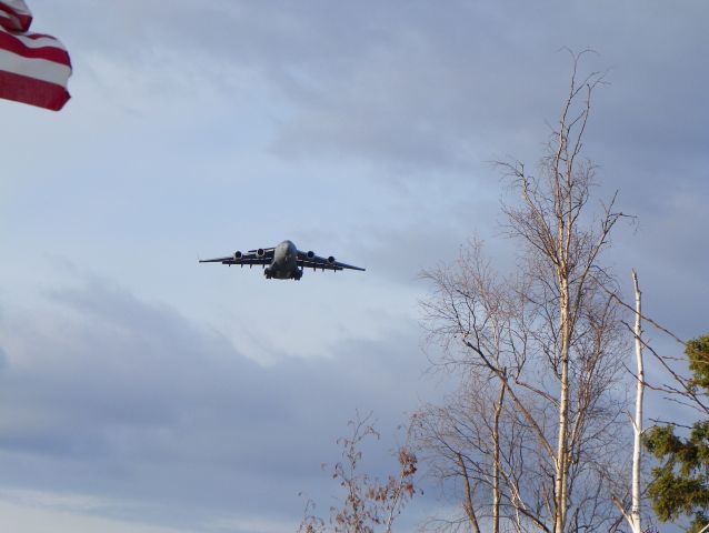 Boeing Globemaster III — - C-17 doing touch and goes.
