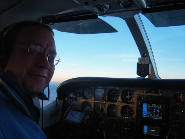 Cessna P210 Pressurized Centurion (N7311P) - My father enjoying his new "toy".