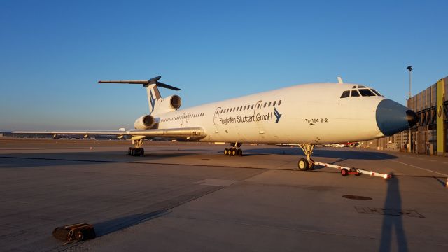 Tupolev Tu-154 (D-AFSG) - Tupolev was confiscated and left at EDDS as decoration with a livery of Airport Stuttgart