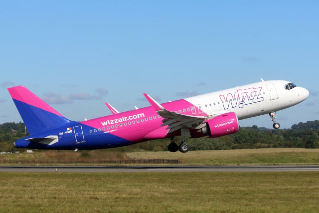 Airbus A320neo (9H-WBB) - Airborne off rwy 07 on 16-Sep-24 operating flight WZZ4552 to LCLK.