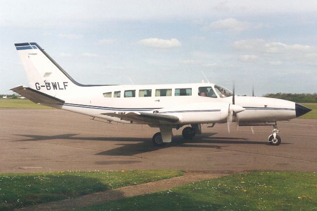 Cessna 404 Titan (G-BWLF) - Seen here in May-96.