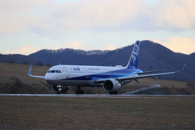 Airbus A321neo (JA152A) - December 18th 2021:HKD-HND.