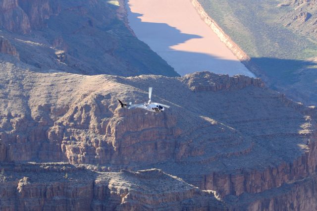 Eurocopter AS-350 AStar (N871SH) - Grand Canyon West Rim, Guano Point on 27 Feb 2020.