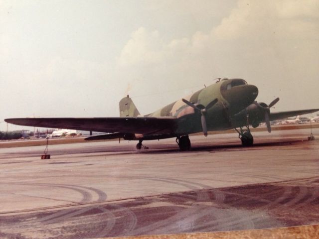 Douglas DC-3 (026) - scanned from photo, 1980s