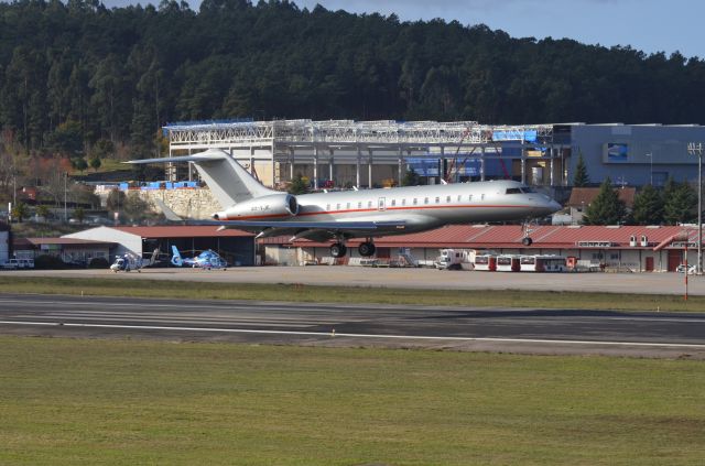 Bombardier Global Express (9H-VJK) - 9H-VJK Landing At LEVX From SAEZ. 27-11-2021