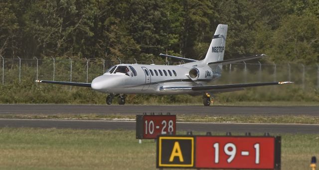 Cessna Citation II (N827DP) - Taking off 28, Cappe May County NJ