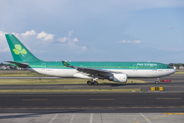 Airbus A330-200 (EI-DAA) - Taken from inside KBOS with a Nikon D610 and an 80-200mm AF-D. 