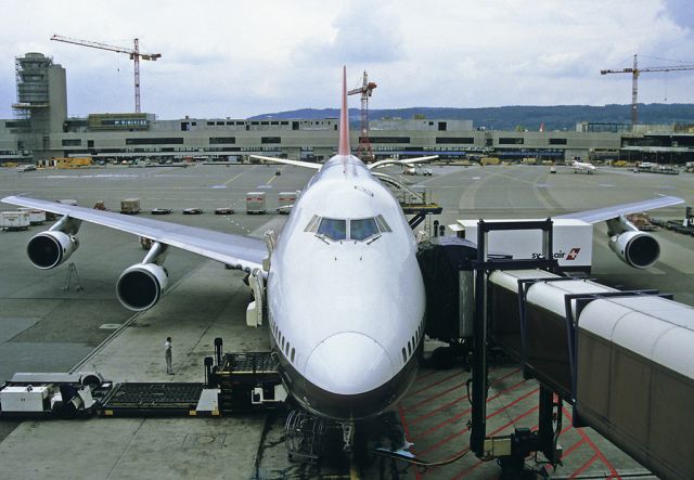 HB-IGC — - Parked at Terminal B at Zurich Airport - 1984-07-17.