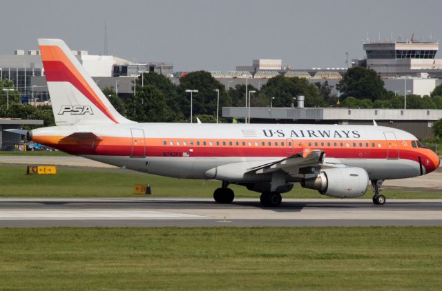 Airbus A319 (N742PS) - Taken 6-16-2013