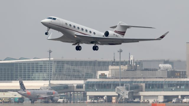 Gulfstream Aerospace Gulfstream G650 (VP-BLF) - TAG エイビエーション・アジア - TAG Aviation Asia [TBJ]br /Gulfstream Aerospace GVI (G650) GLF6br /Apr.16.2017 New Chitose Airport [CTS/RJCC] JAPA