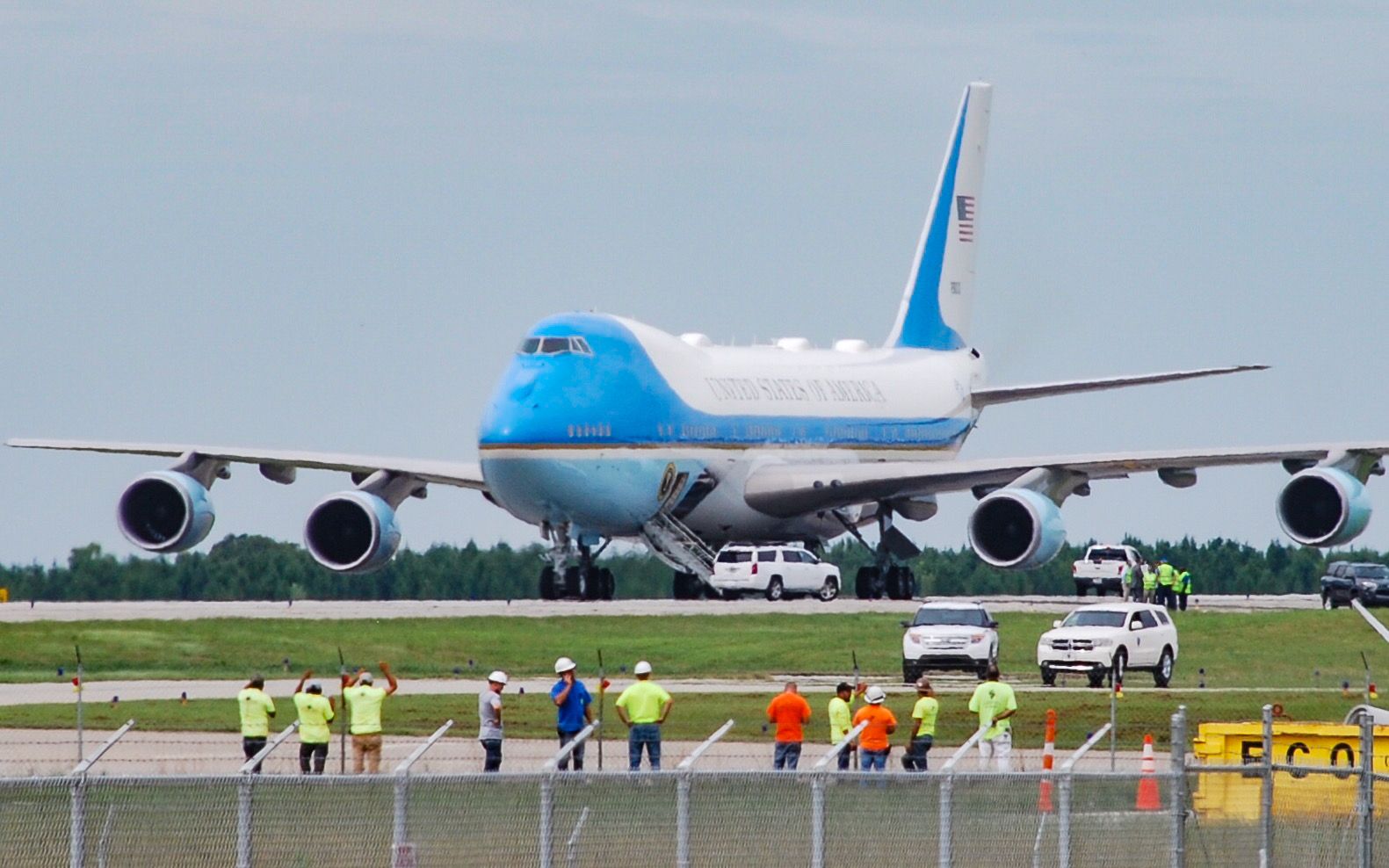 N28000 — - Air Force One at GSP! One of the most beautiful planes you could ever see! 8/24/20.