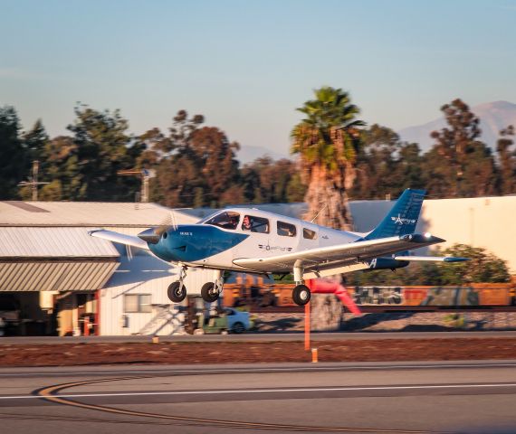 Piper Cherokee (N131CA) - One of Coast Flight Academy’s Archer TX inbound for a full stop on Runway 24. 