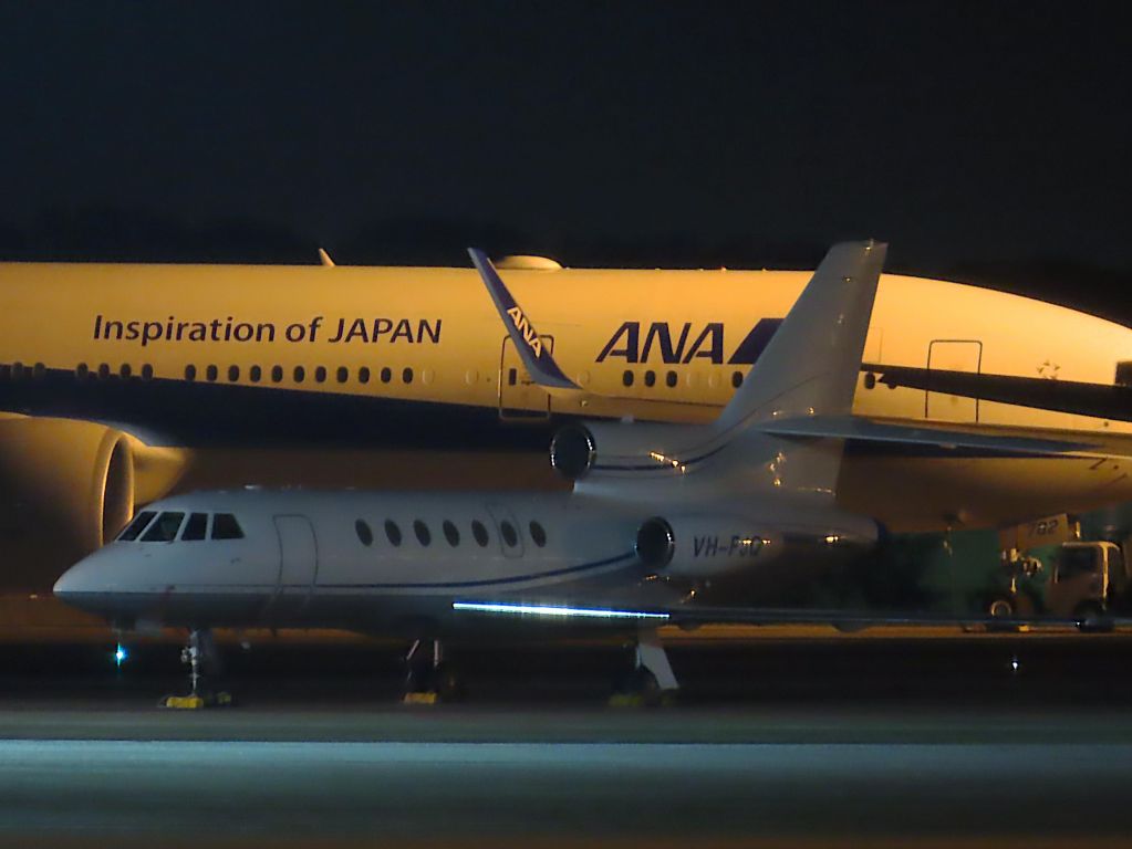 Dassault Falcon 5X (VH-FJQ) - I took this picture on Apr 26, 2020.