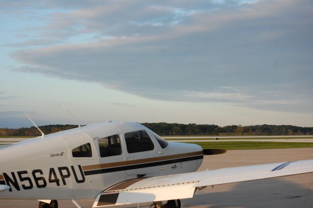 Piper Cherokee (N564PU) - Off to KCFJ for the breakfast fly-in with the lady!