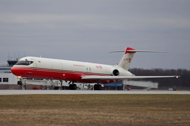 McDonnell Douglas MD-80 (XA-VDR) - VTM122 departing RWY 25 en route to Plan de Guadalupe Int'l - SLW / MMIO this afternoon (6 Dec 2020). The classic MD-83 freighter arrived last night from Laredo Intl – KLRD.
