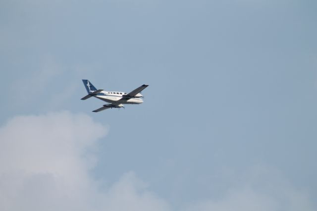 Cessna 402 (N3292M) - Cessna 402 turning left after taking off from 4L at Logan.