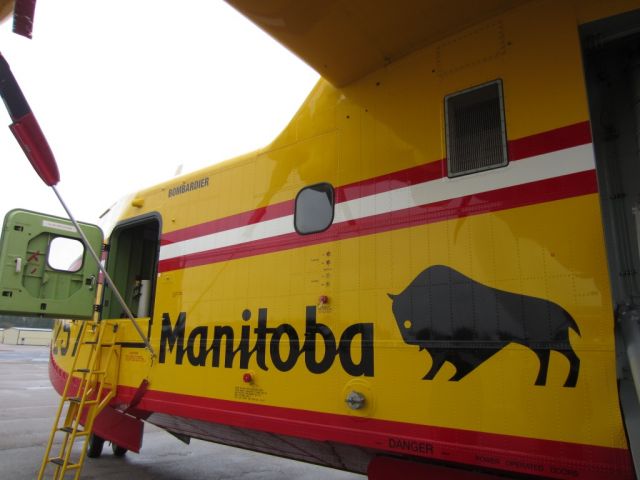 Canadair CL-415 SuperScooper (C-GMFY) - Manitoba mutual aid: Pagami Fire, Ely Minnesota   Tankers 251 and 257.