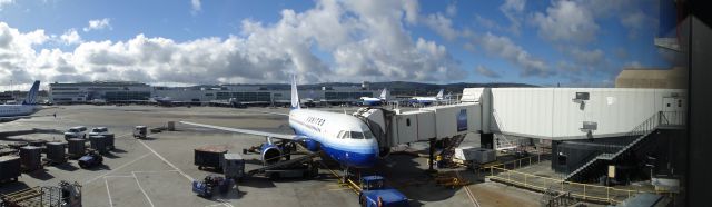 Airbus A319 (N814UA) - At Gate 89