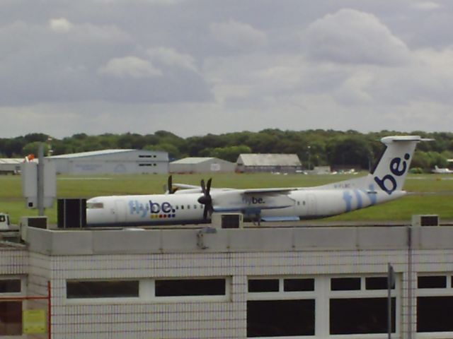 de Havilland Dash 8-400 (G-FLBC) - Taxiing out as flight BE142 to Southampton - 09/08/2014