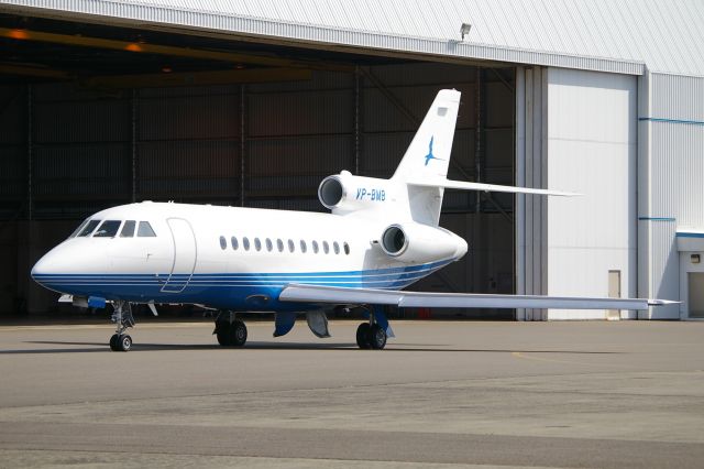 Dassault Falcon 900 (VP-BMB) - Longtail Aviation Falcon parked on Apron 3.