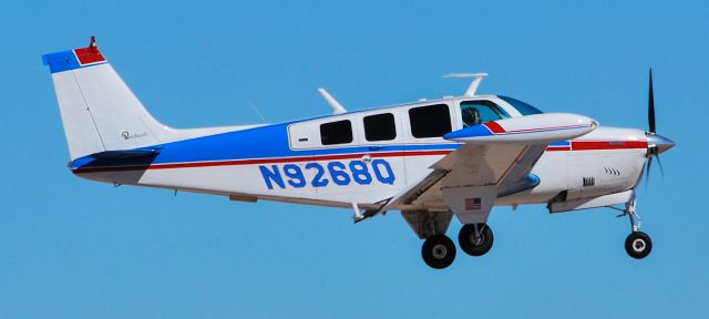 Beechcraft Bonanza (36) (N9268Q) - N9268Q 1971 BEECH A36 s/n E-279 - North Las Vegas Airport (IATA: VGT, ICAO: KVGT,)br /Photo: TDelCorobr /February 8, 2020