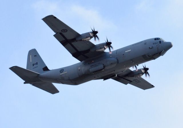 Lockheed C-130 Hercules (13-0601) - This Royal Canadian Air Force  aircraft departed Gander Airport after a refuelling stop.