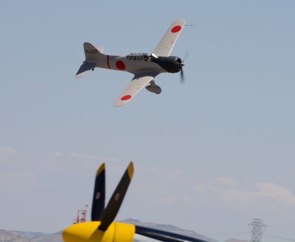 — — - Close Fly -by.... Chino Planes of Fame airshow.