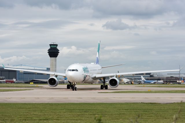 Airbus A330-300 (EC-LXA) - evelop 's A330 departed from Manchester Airport-05.10.19