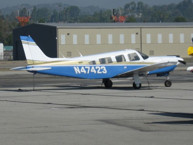 Piper Saratoga (N47423) - Parked at Fullerton