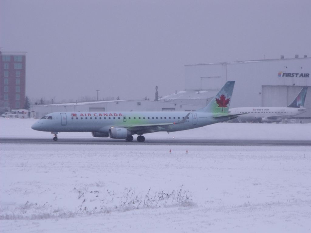 C-FMZU — - De-icing fluid visible on fuselage.