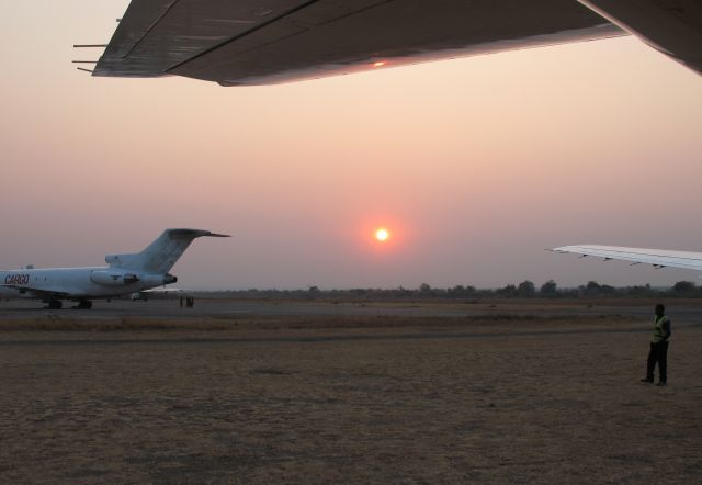 Grumman Gulfstream 1 (ZS-JIS) - At Lubumbashi, DRC.