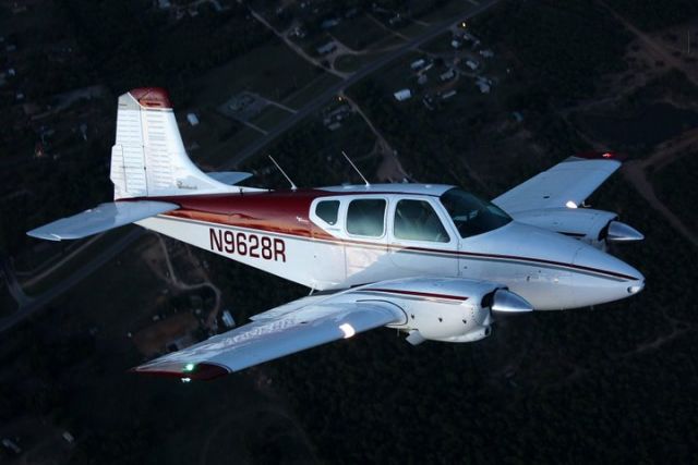 Beechcraft Travel Air (N9628R) - Photo shot by Red Wing Aerials