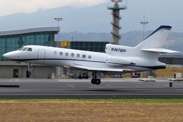 Dassault Falcon 50 (N167BR) - N167BR arriving from Houston Hobby, TX (KHOU). New to the DB.