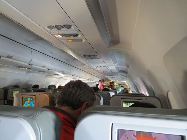 Airbus A320 (N706JB) - Onboard JetBlue Airways Flight 377, an Airbus A320-232 N706JB (cn 3451), in the economy cabin.