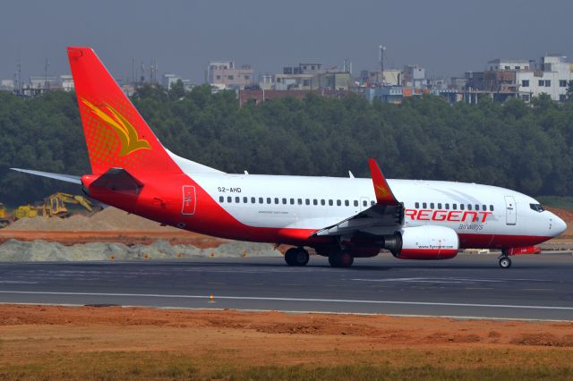 Boeing 737-700 (S2-AHD) - 7th Feb., 2014