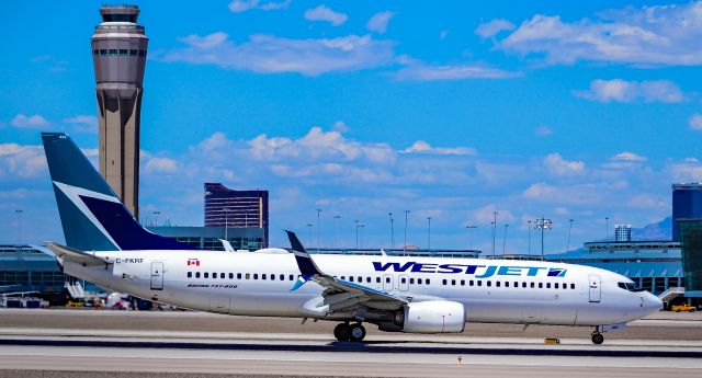 Boeing 737-800 (C-FKRF) - C-FKRF WestJet Boeing 737-8CT s/n 60123 - Las Vegas - McCarran International (LAS / KLAS)br /USA - Nevada, August 18, 2017br /Photo: Tomás Del Coro