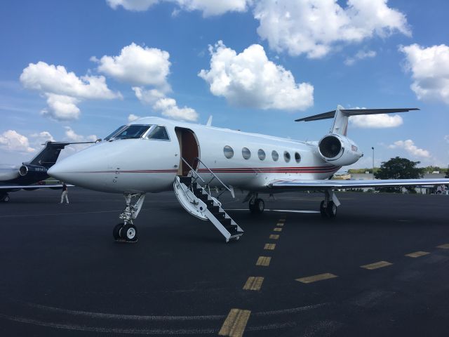 Gulfstream Aerospace Gulfstream IV (N505UP) - Nashvilles John Tune airport for the total solar eclipse