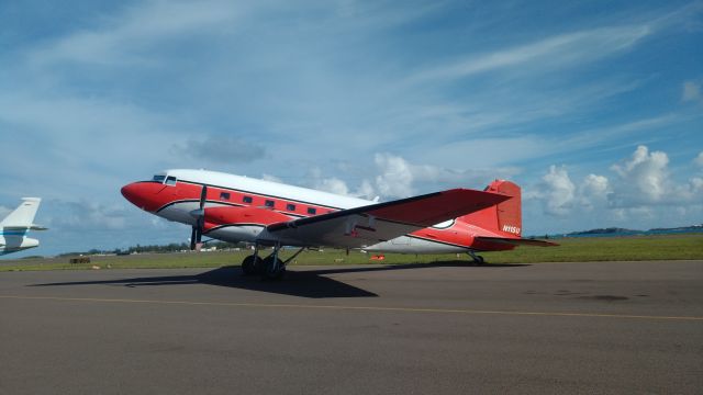 Douglas DC-3 (N115U) - Cedar Aviation Apron 4